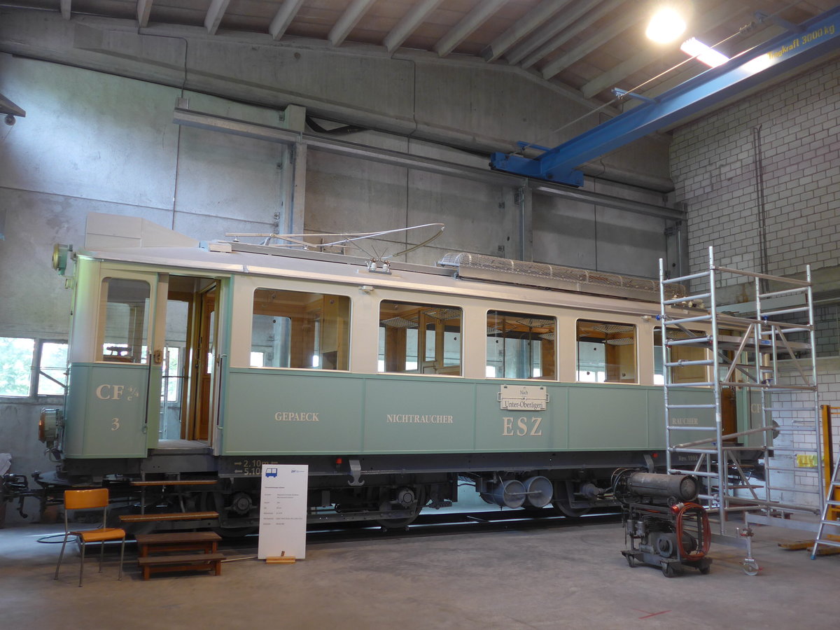 (205'208) - ESZ-Tram - Nr. 3 - am 18. Mai 2019 in Neuheim ZDT