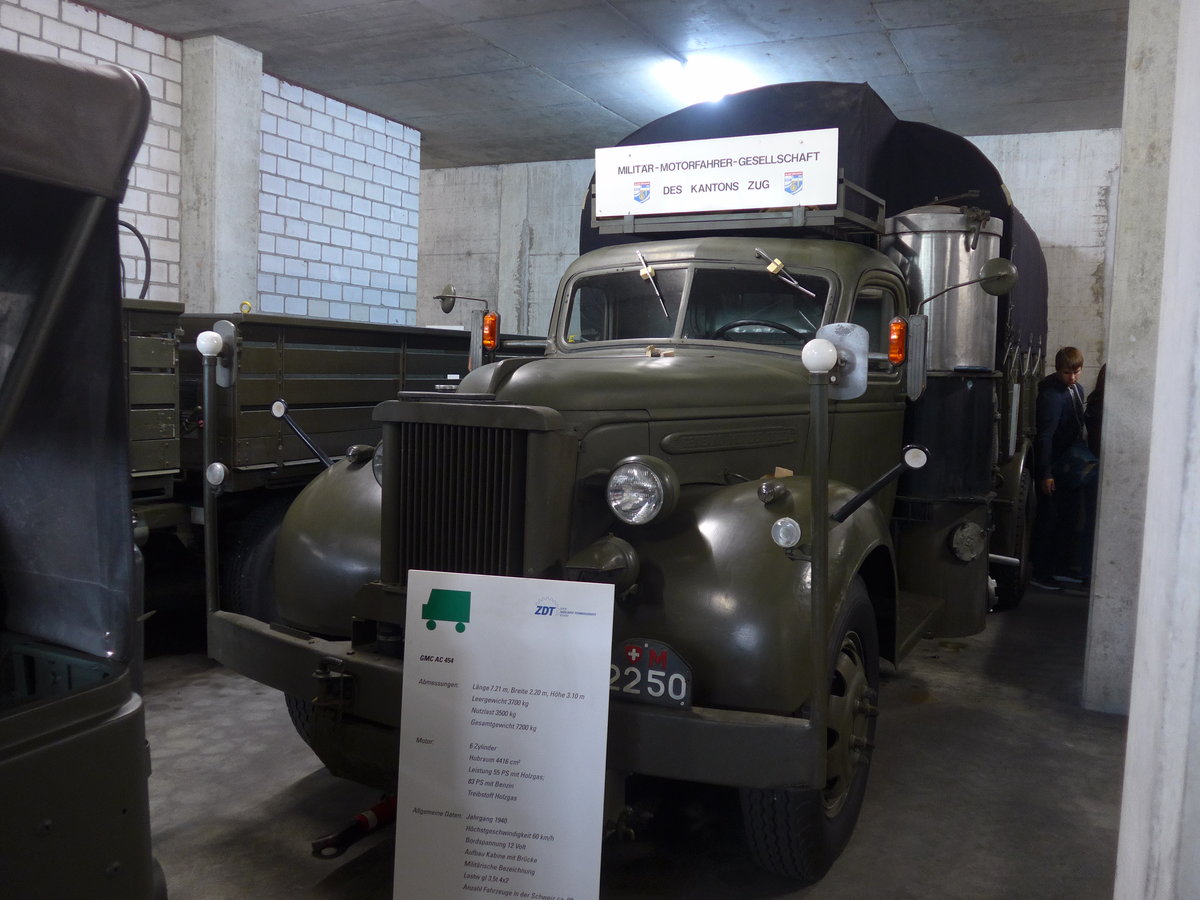(205'212) - Schweizer Armee - M+2250 - GMC am 18. Mai 2019 in Neuheim, ZDT