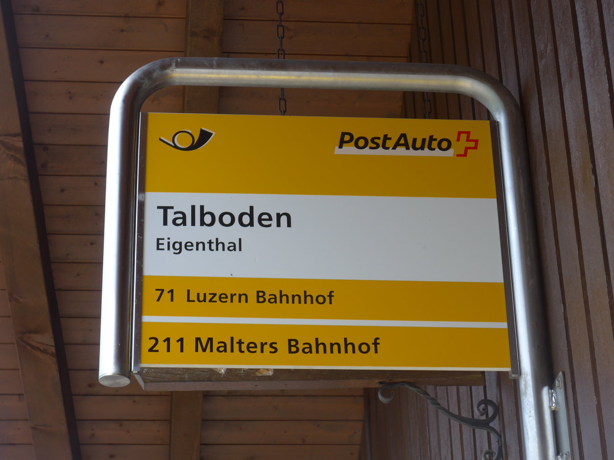 (205'632) - PostAuto-Haltestelle - Eigenthal, Talboden - am 30. Mai 2019