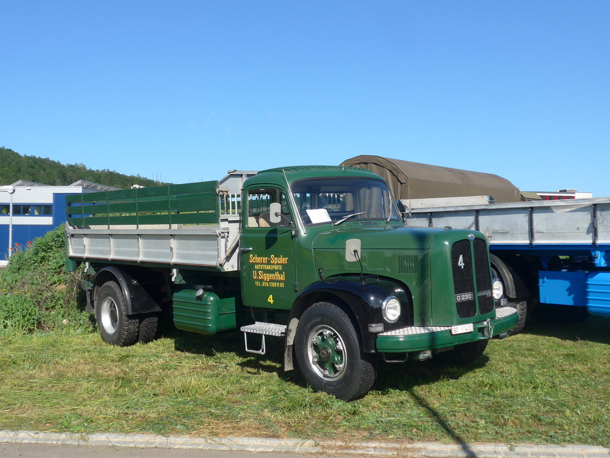 (205'751) - Scherer-Spuler, U.Siggenthal - Nr. 4/SO 37'432 - Saurer am 8. Juni 2019 in Thayngen, Saurertreffen