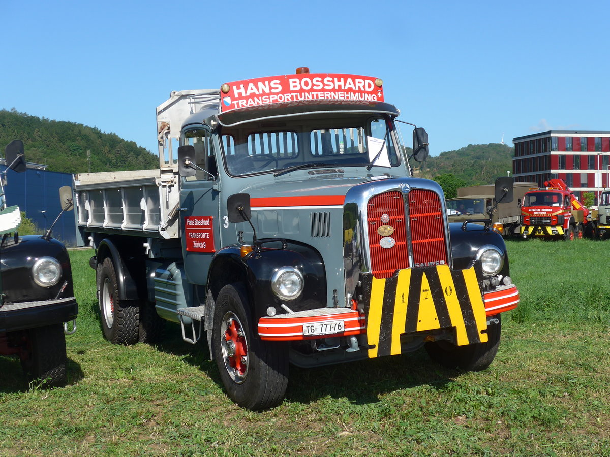 (205'755) - Bosshard, Z�rich - Nr. 3/TG 77'776 - Saurer am 8. Juni 2019 in Thayngen, Saurertreffen
