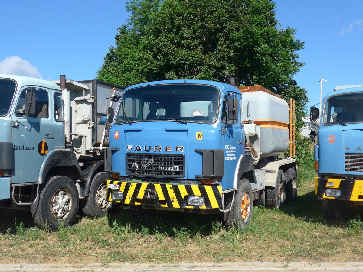 (205'788) - Egli, Thayngen - SH 49'740 - Saurer am 8. Juni 2019 in Thayngen, Saurertreffen
