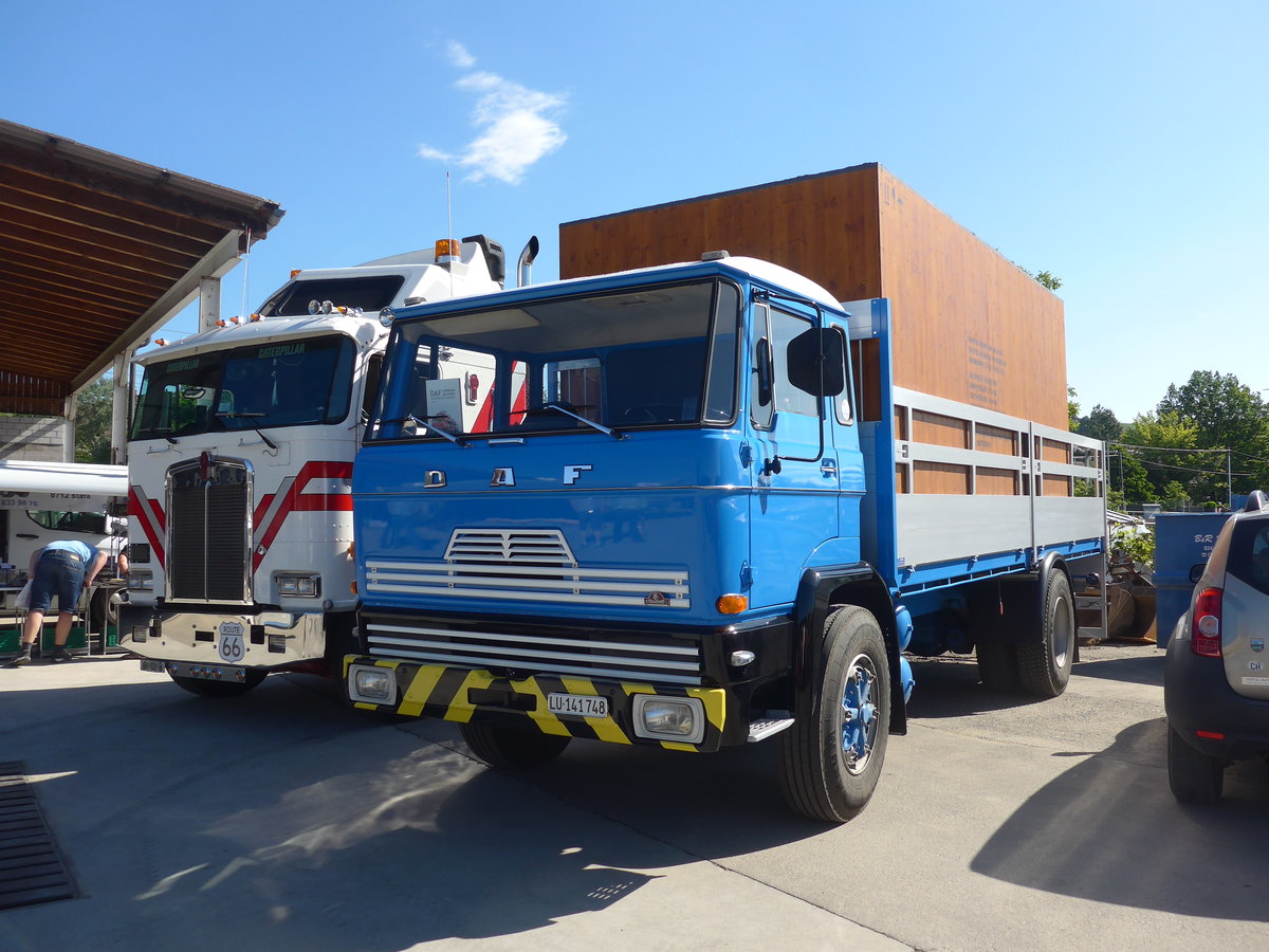 (205'805) - DAF - LU 141'748 - am 8. Juni 2019 in Thayngen, Saurertreffen