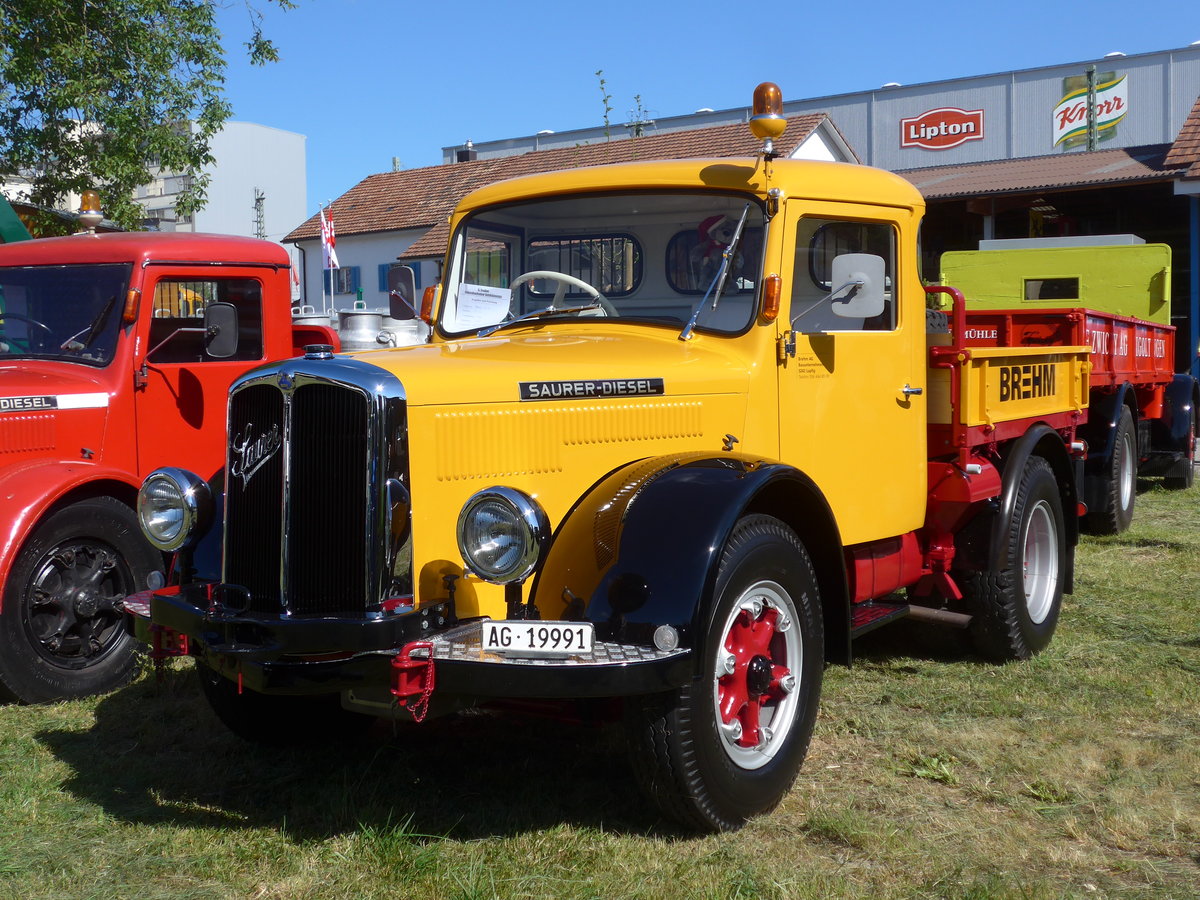 (205'818) - Brehm, Lupfig - AG 19'991 - Saurer am 8. Juni 2019 in Thayngen, Saurertreffen