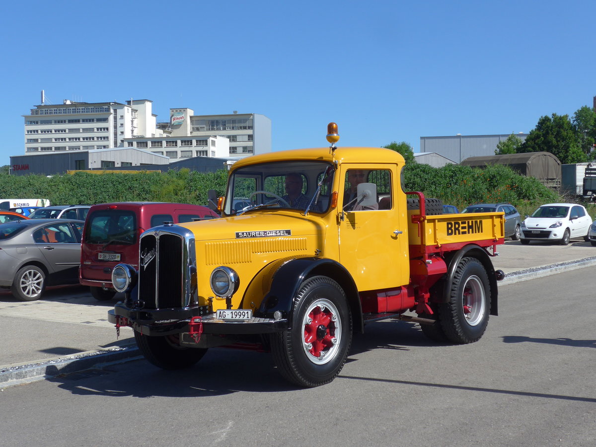 (205'832) - Brehm, Lupfig - AG 19'991 - Saurer am 8. Juni 2019 in Thayngen, Saurertreffen