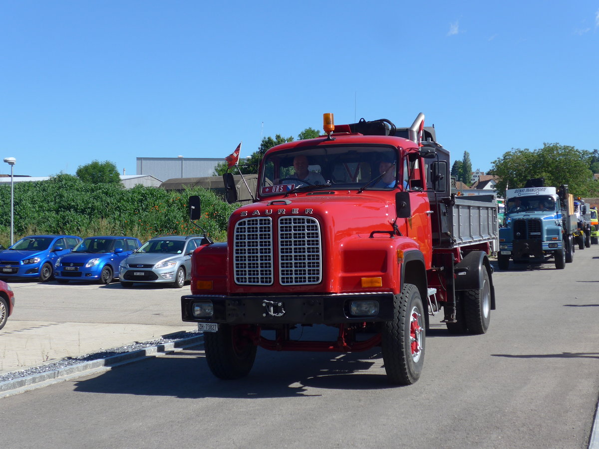 (205'837) - Saurer - ZH 73'827 - am 8. Juni 2019 in Thayngen, Saurertreffen