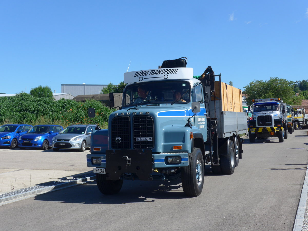 (205'838) - D�nki, Kloten - Nr. 26/ZH 1602 - Saurer am 8. Juni 2019 in Thayngen, Saurertreffen