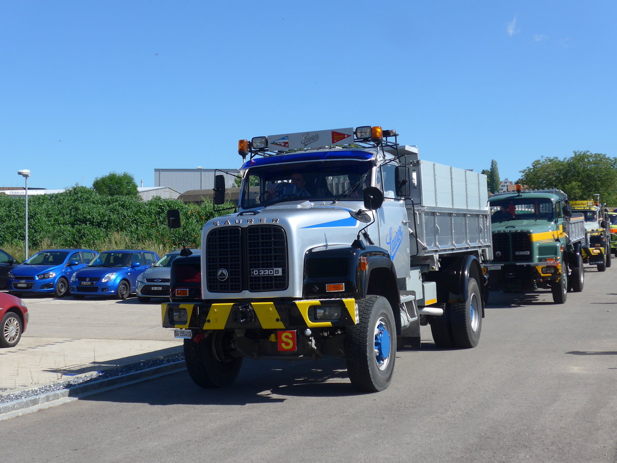 (205'839) - Saurer - SG 155'410 - am 8. Juni 2019 in Thayngen, Saurertreffen