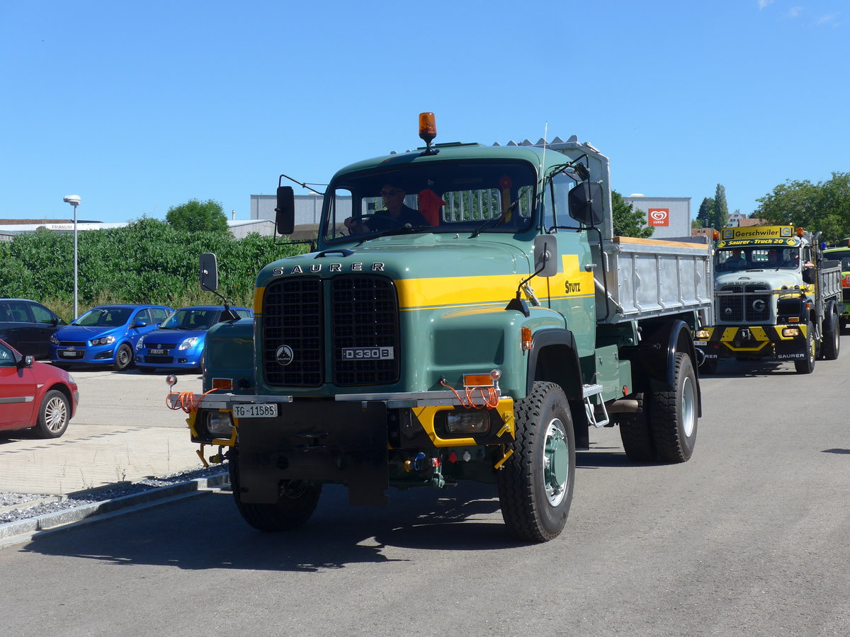(205'840) - Stutz, Frauenfeld - TG 11'585 - Saurer am 8. Juni 2019 in Thayngen, Saurertreffen