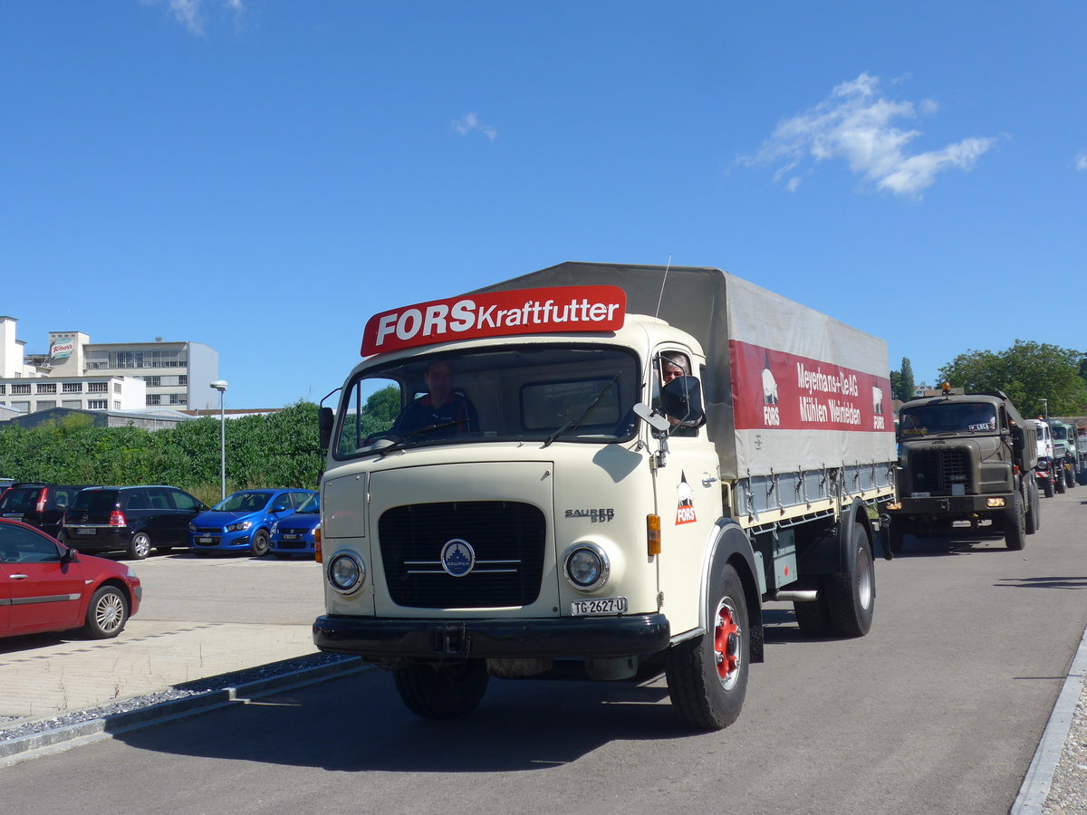 (205'850) - Meyerhans, Weinfelden - Nr. 10/TG 2627 U - Saurer am 8. Juni 2019 in Thayngen, Saurertreffen
