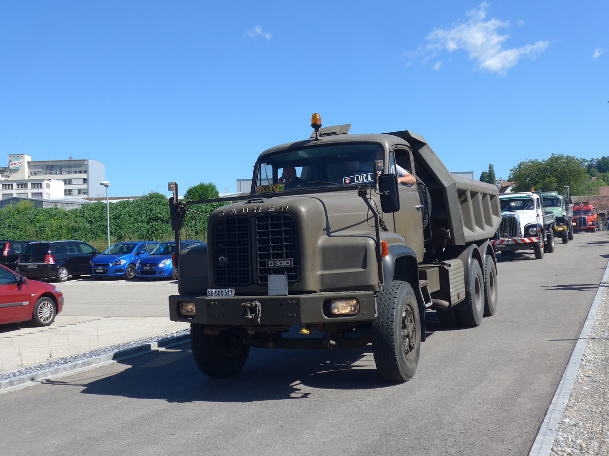 (205'851) - Saurer - SG 500'317 - am 8. Juni 2019 in Thayngen, Saurertreffen