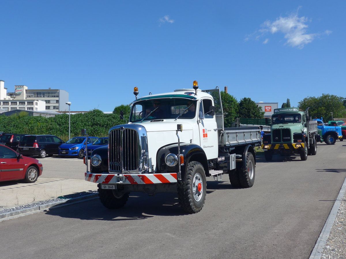 (205'852) - Zehnder, Schaffhausen - SH 3648 - Berna am 8. Juni 2019 in Thayngen, Saurertreffen