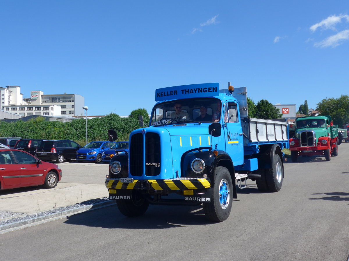 (205'855) - Keller, Thayngen - SH 55'763 - Saurer am 8. Juni 2019 in Thayngen, Saurertreffen