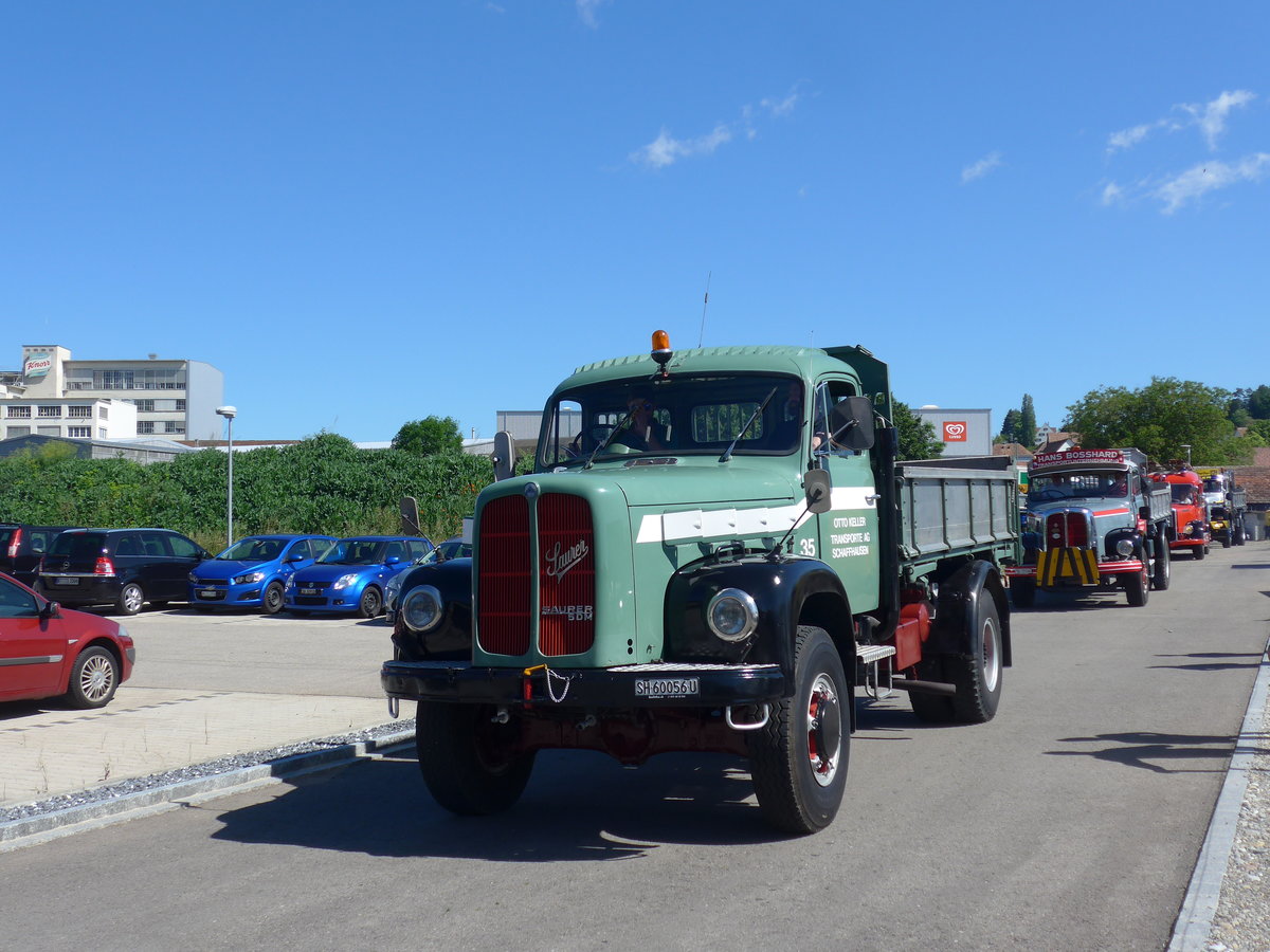(205'857) - Keller, Thayngen - Nr. 35/SH 60'056 U - Saurer am 8. Juni 2019 in Thayngen, Saurertreffen