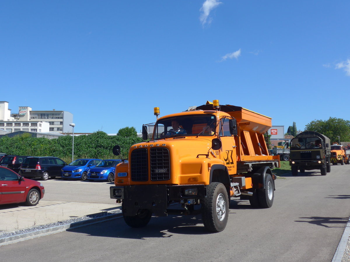 (205'864) - Kugler, Arbon - Nr. 18/TG 4599 - Saurer am 8. Juni 2019 in Thayngen, Saurertreffen