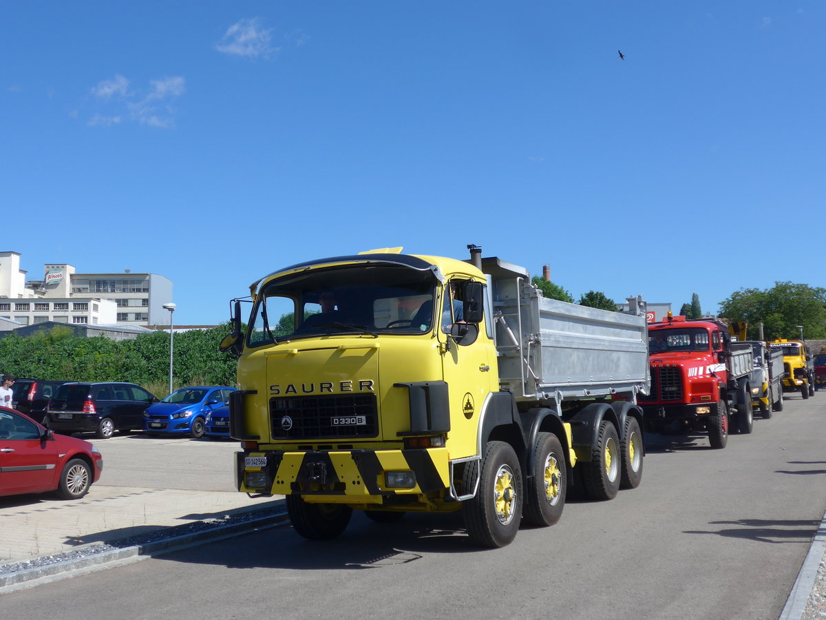 (205'872) - Saurer - SG 142'564 - am 8. Juni 2019 in Thayngen, Saurertreffen