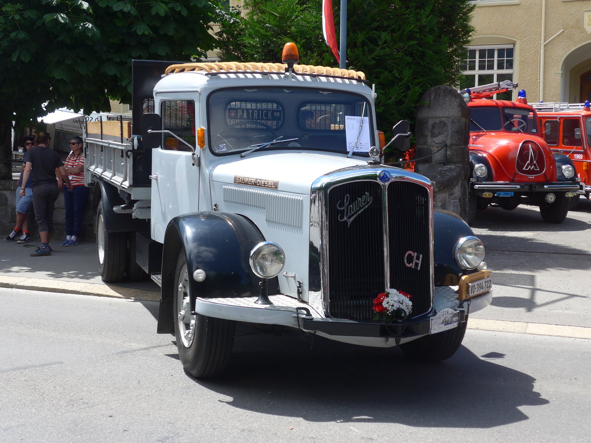(205'932) - Saurer - VD 394'722 - am 8. Juni 2019 in Sarnen, OiO