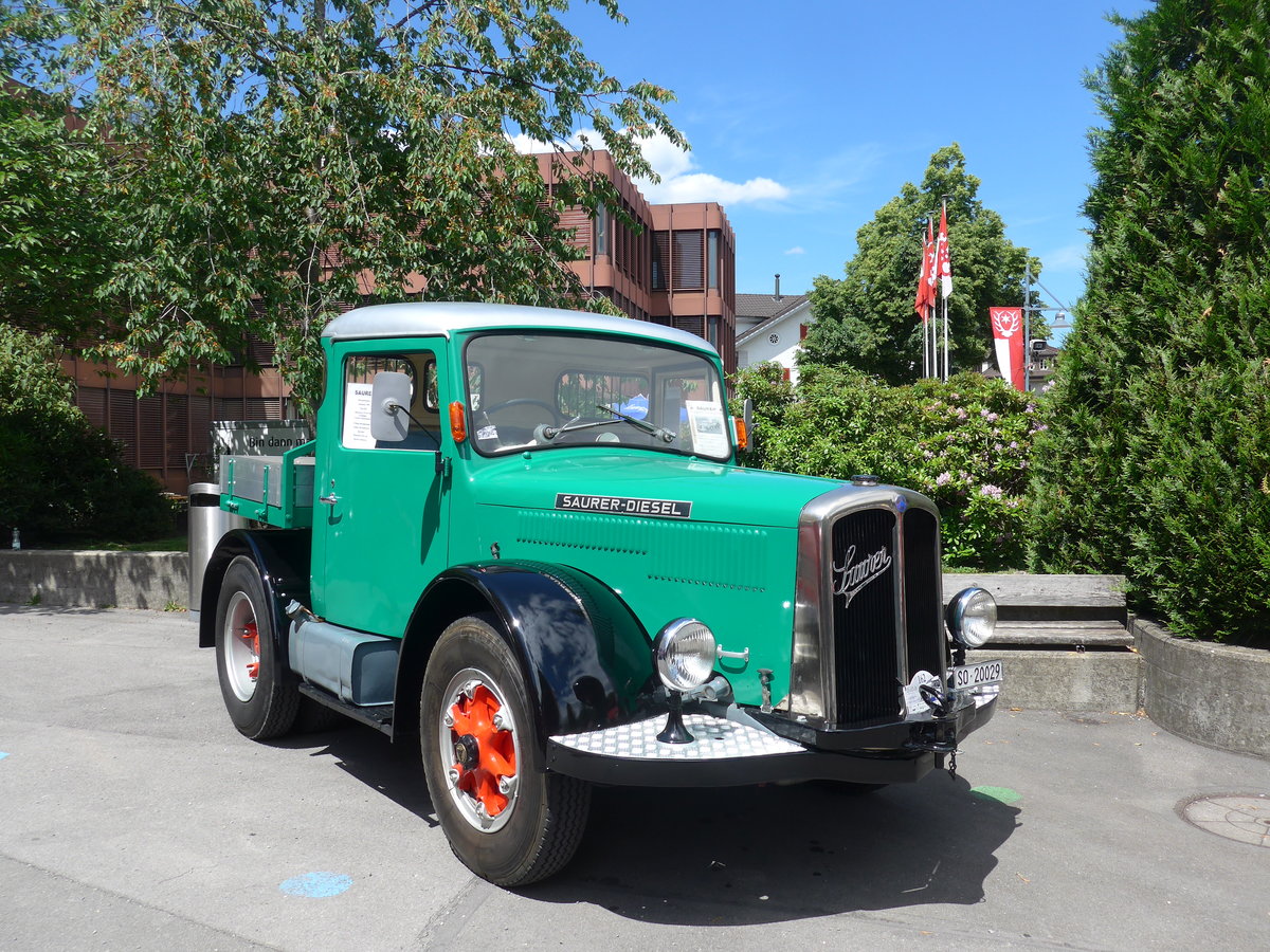 (205'935) - Saurer - SO 20'029 - am 8. Juni 2019 in Sarnen, OiO
