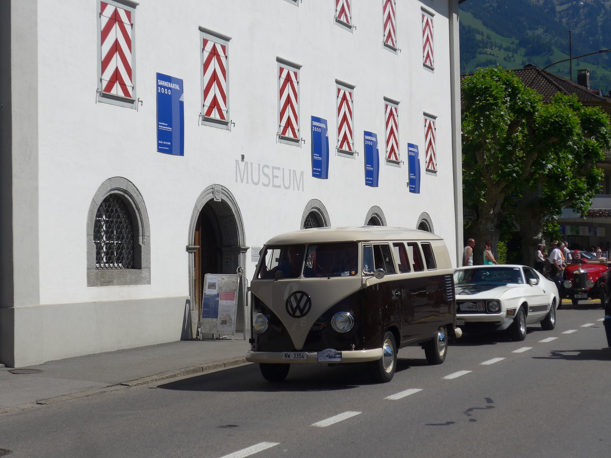 (205'995) - VW-Bus - NW 3354 - am 8. Juni 2019 in Sarnen, OiO