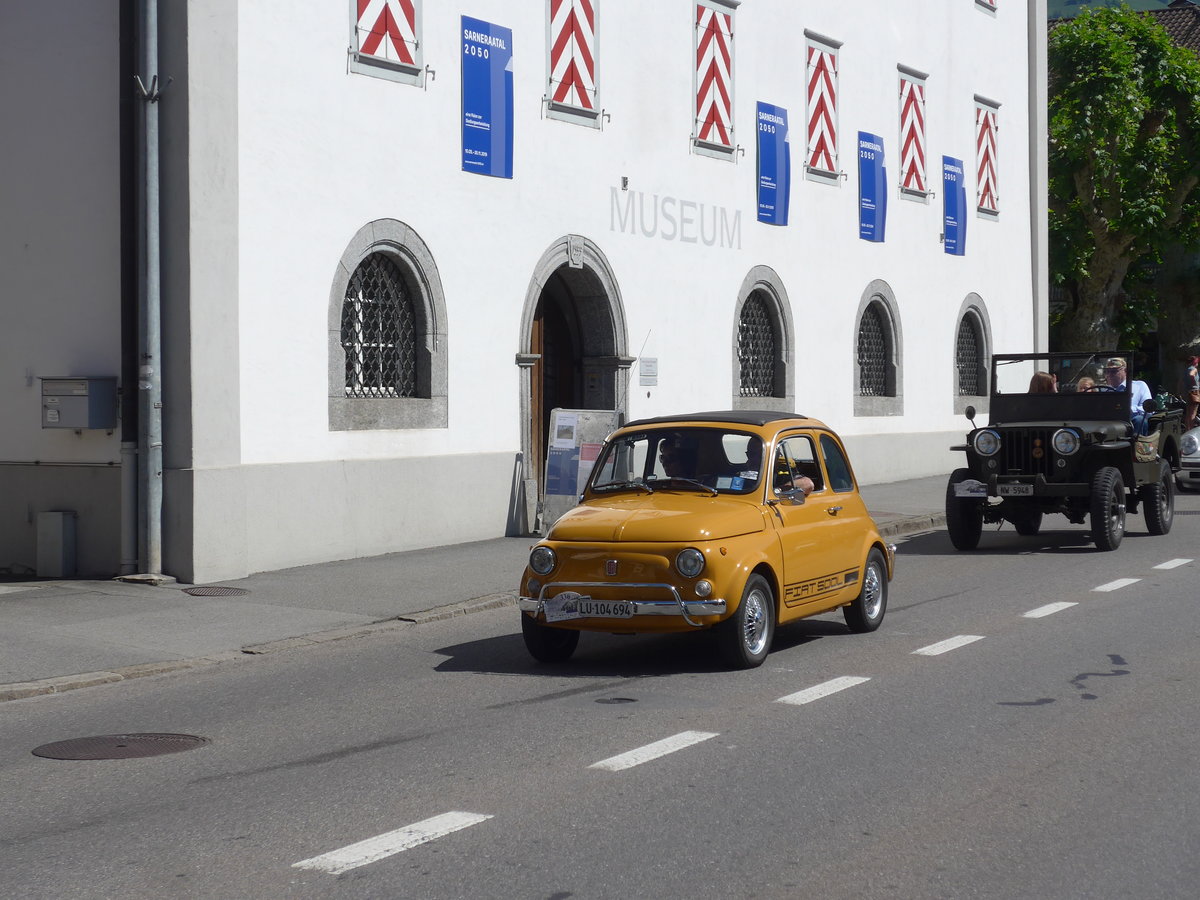 (206'046) - Fiat - LU 104'694 - am 8. Juni 2019 in Sarnen, OiO