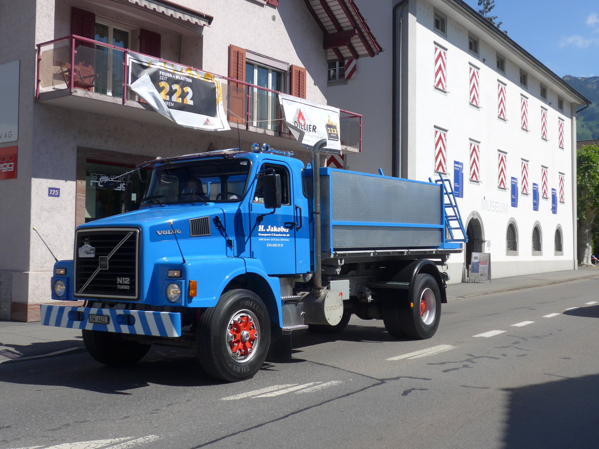 (206'064) - Jakober, Sarnen - OW 4422 - Volvo am 8. Juni 2019 in Sarnen, OiO