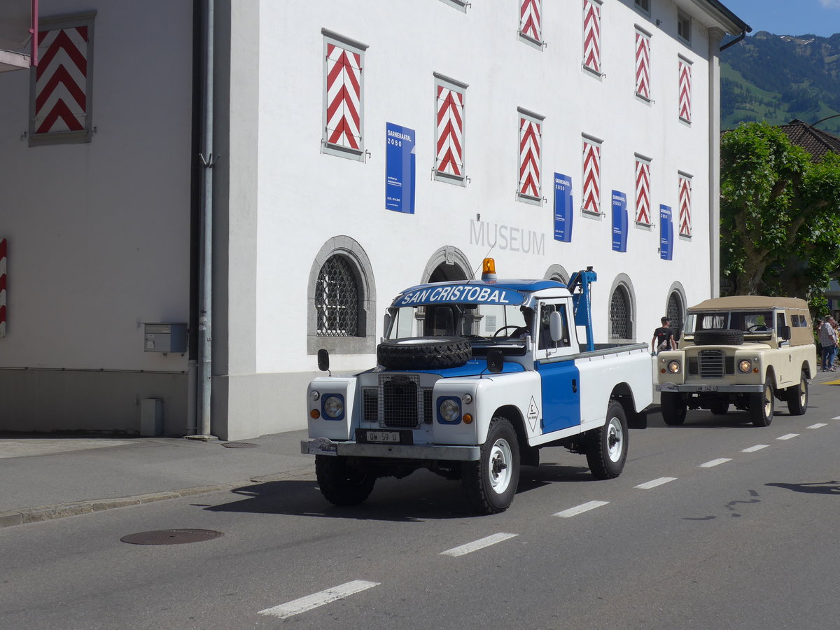 (206'090) - Land-Rover - OW 59 U - am 8. Juni 2019 in Sarnen, OiO