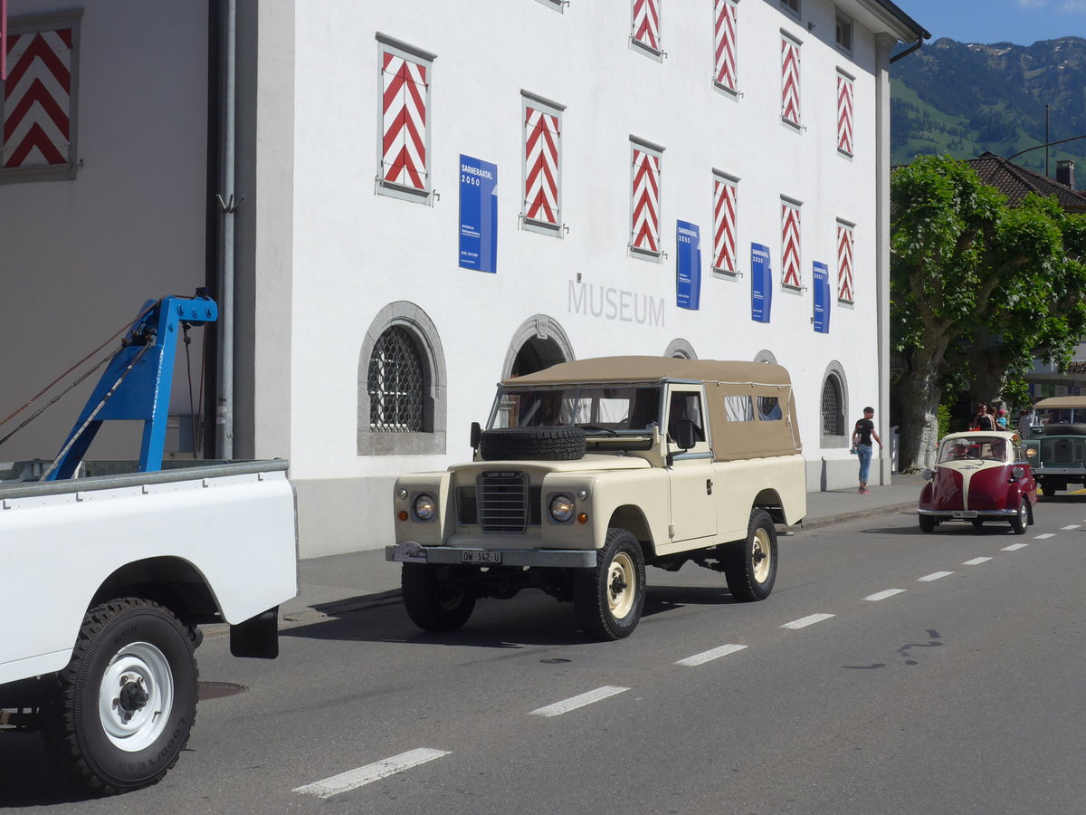(206'091) - Land-Rover - OW 142 U - am 8. Juni 2019 in Sarnen, OiO