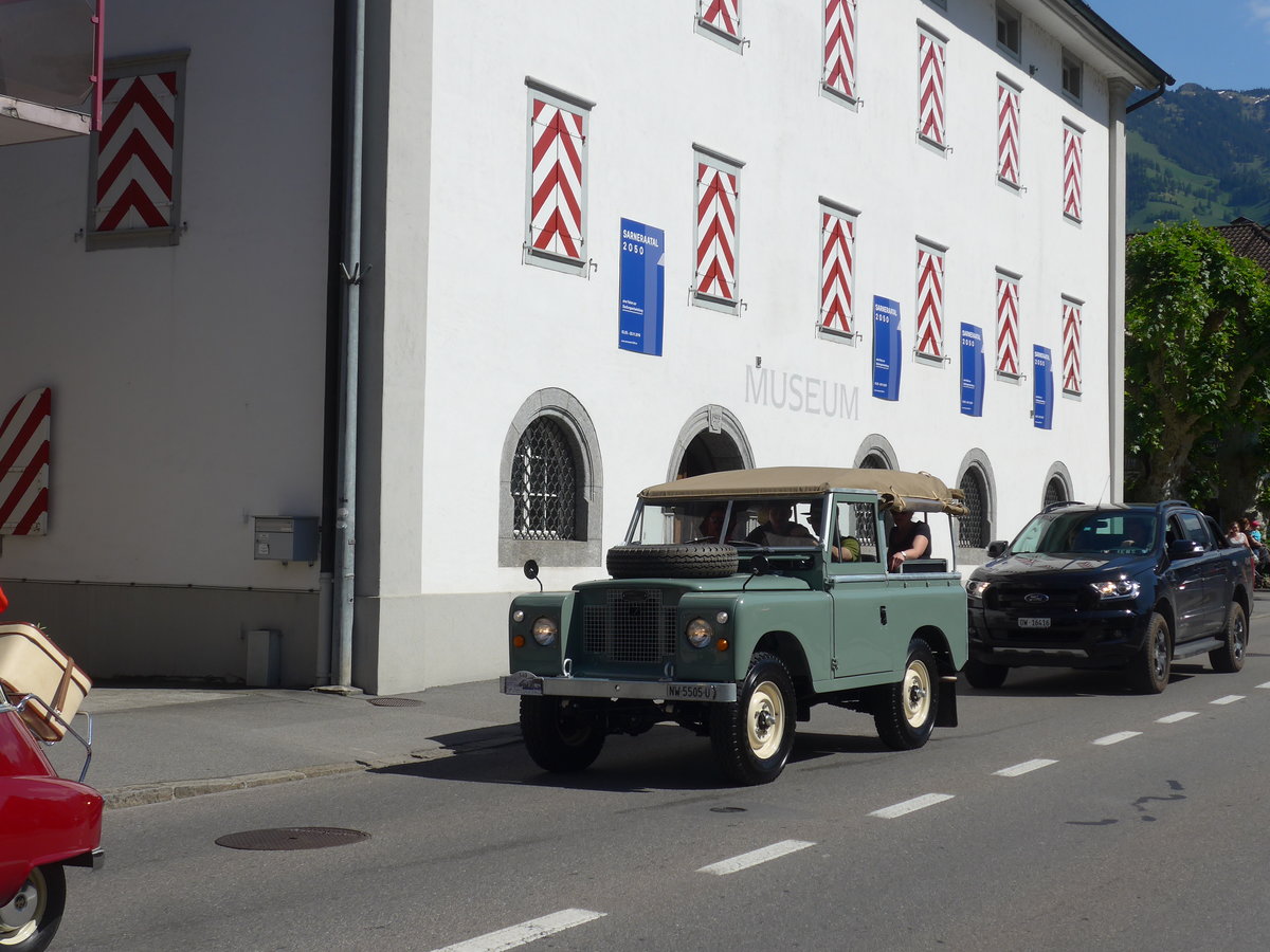 (206'093) - Land-Rover - NW 5505 U - am 8. Juni 2019 in Sarnen, OiO