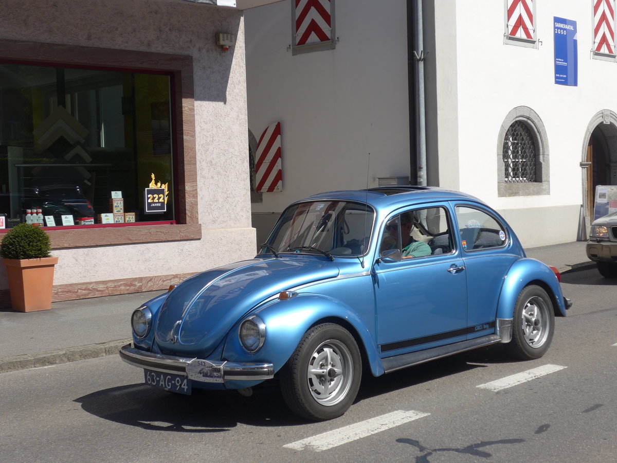 (206'096) - VW-K�fer - 63-AG-94 - am 8. Juni 2019 in Sarnen, OiO