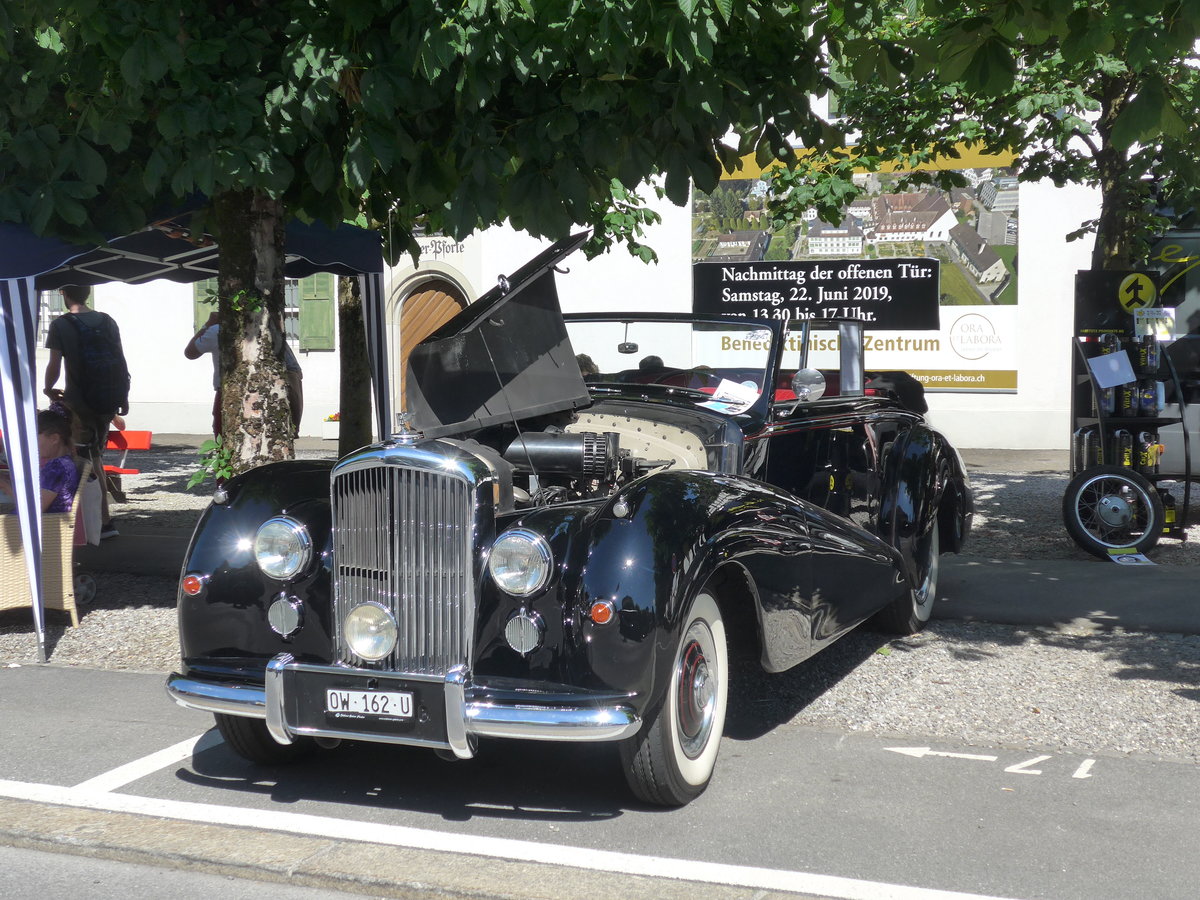 (206'110) - Bentley - OW 162 U - am 8. Juni 2019 in Sarnen, OiO