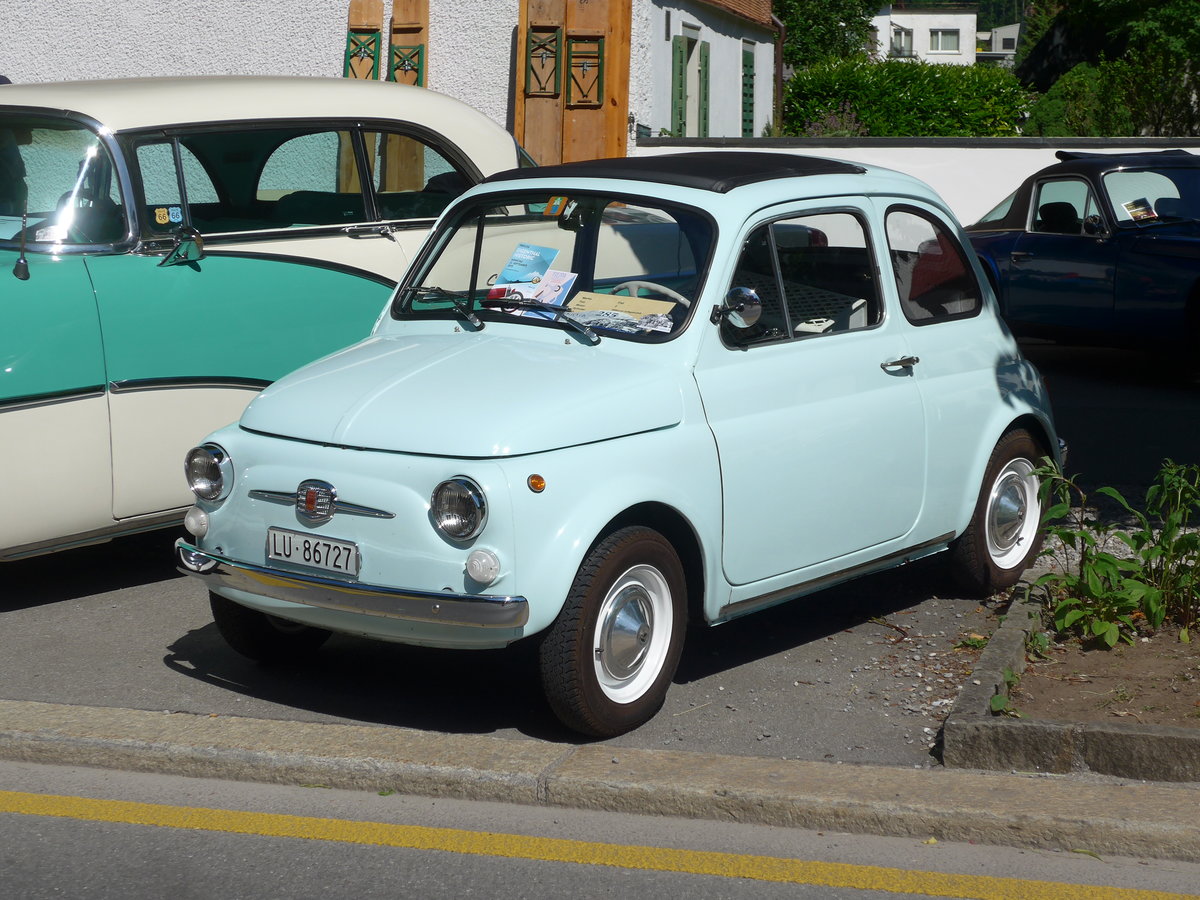 (206'112) - Fiat - LU 86'727 - am 8. Juni 2019 in Sarnen, OiO