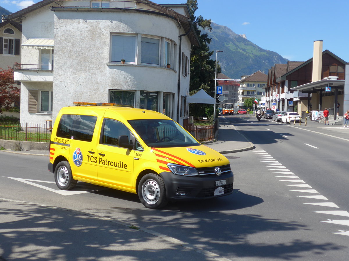 (206'120) - TCS - Nr. 1836/LU 104'512 - Volkswagen am 8. Juni 2019 in Sarnen, OiO