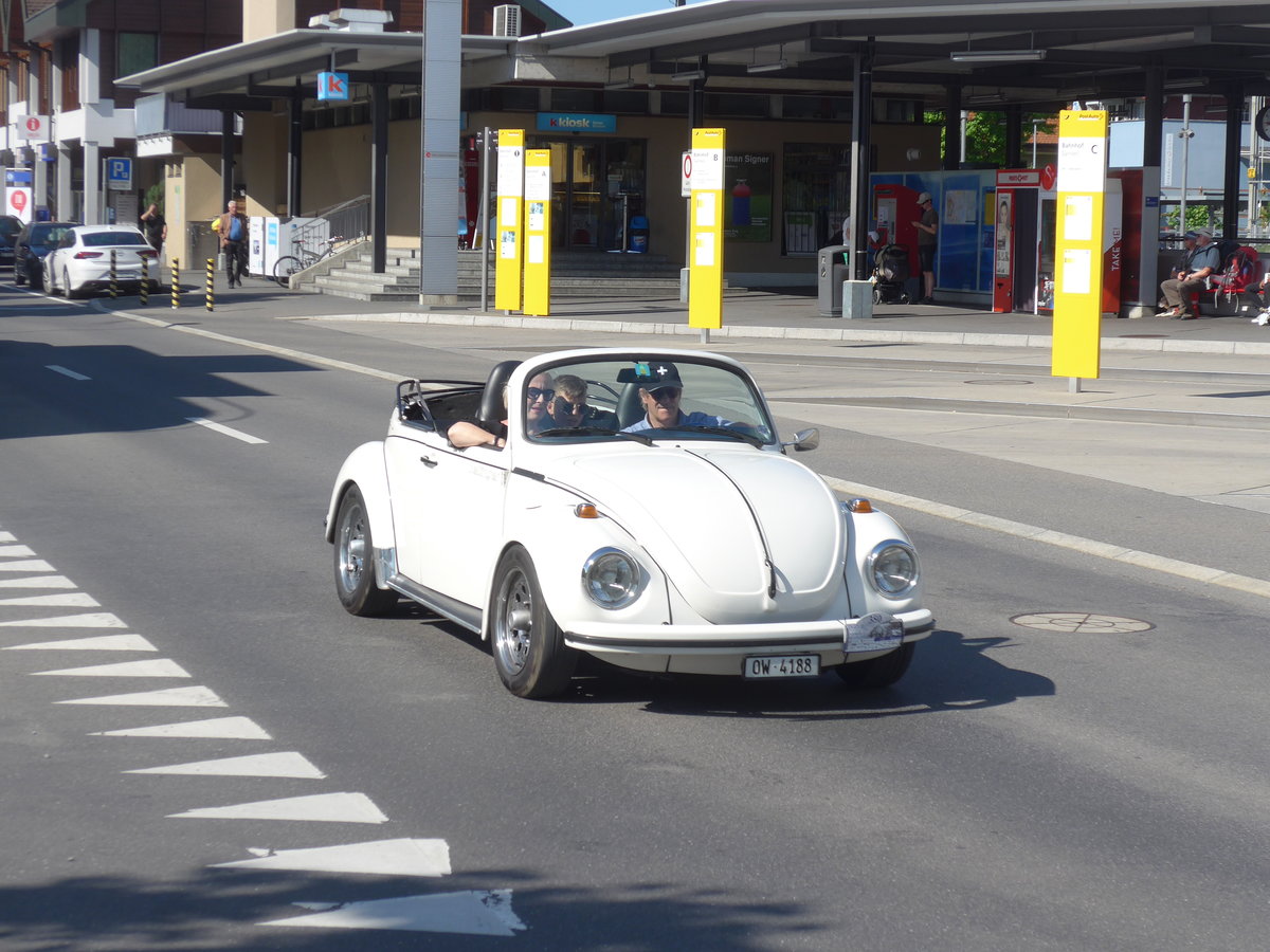 (206'173) - VW-K�fer - OW 4188 - am 8. Juni 2019 in Sarnen, OiO