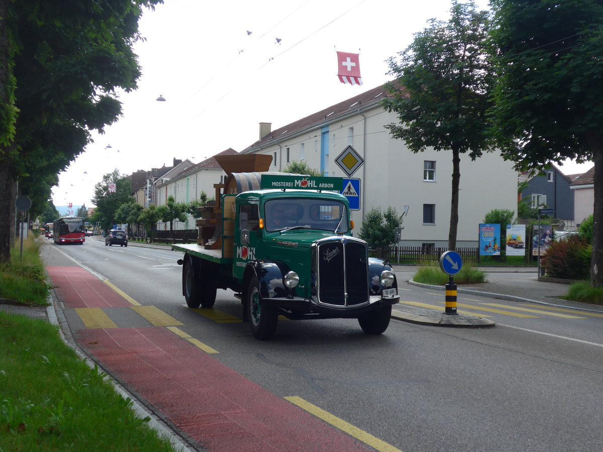 (206'678) - M�hl, Arbon - TG 695 - Saurer am 23. Juni 2019 in Winterthur, Feldtal
