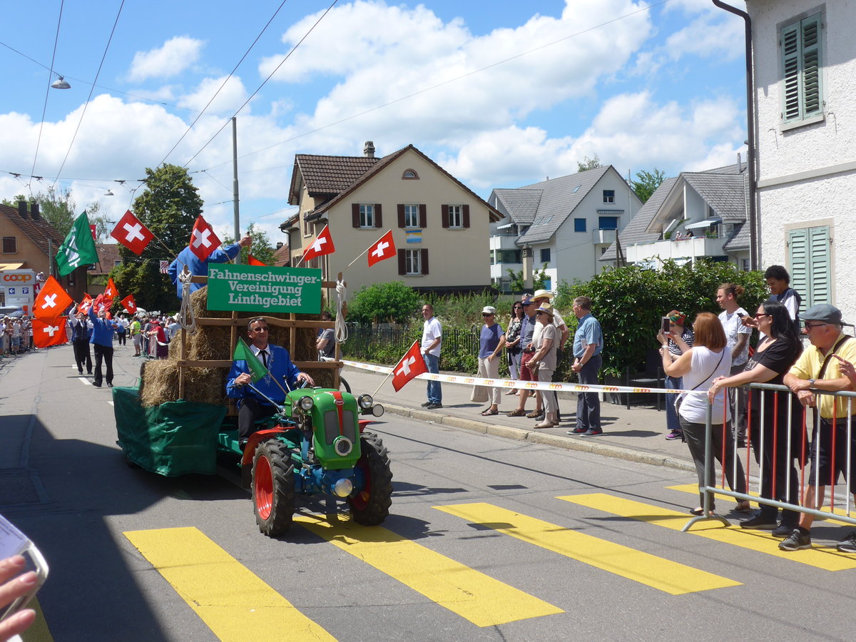 (206'696) - Rapid am 23. Juni 2019 am Jodlerfest-Umzug in Winterthur