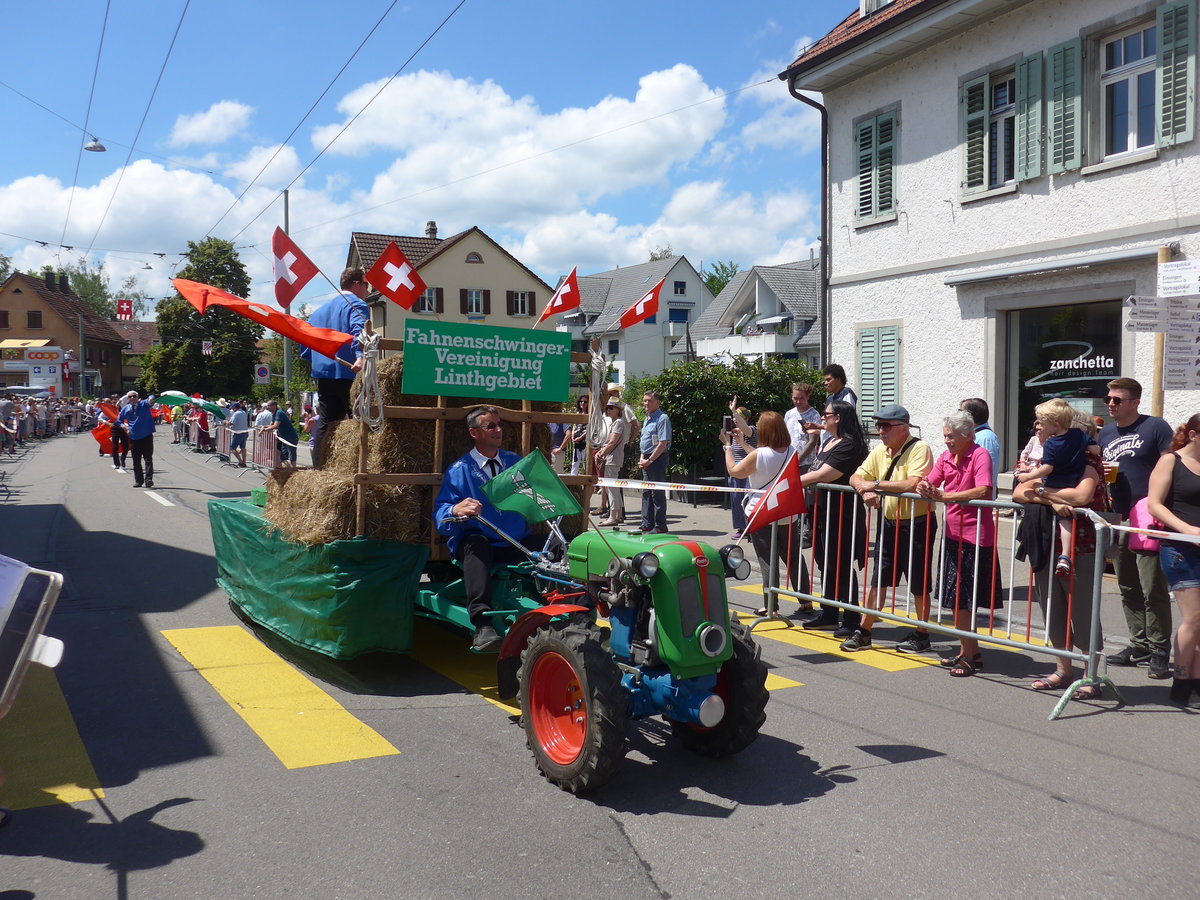 (206'697) - Rapid am 23. Juni 2019 am Jodlerfest-Umzug in Winterthur