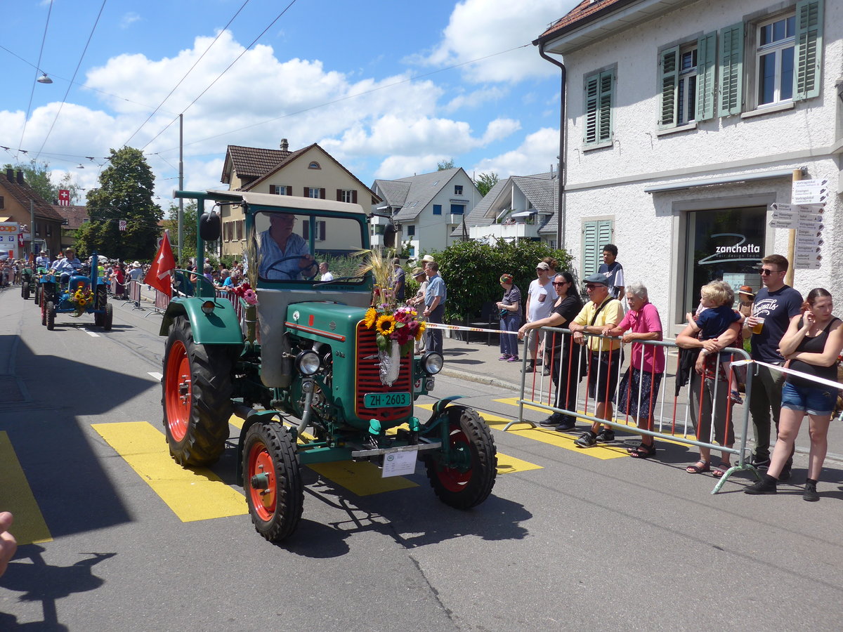 (206'699) - B�hrer - ZH 2603 - am 23. Juni 2019 am Jodlerfest-Umzug in Winterthur