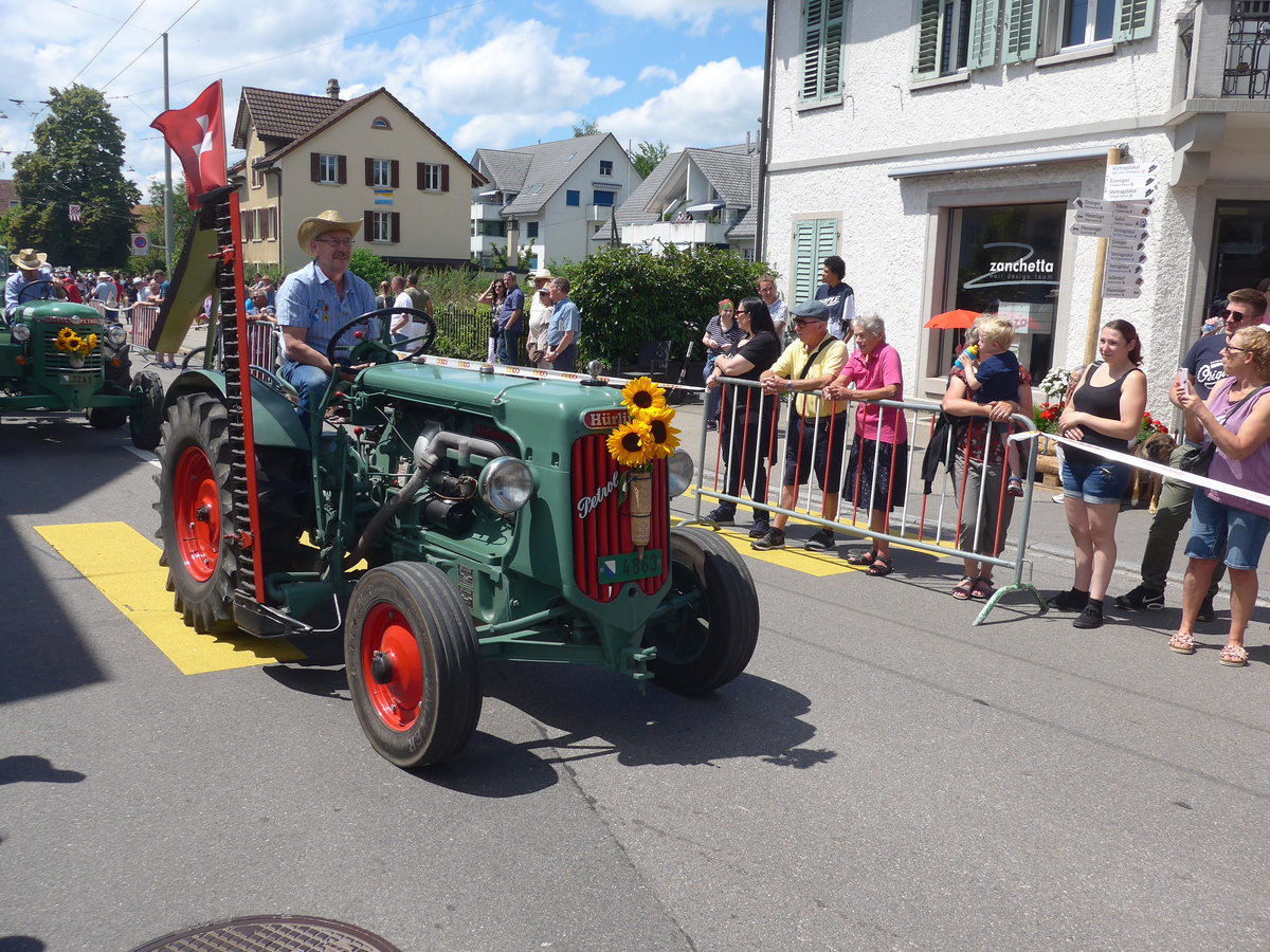 (206'706) - H�rlimann - ZH 4863 - am 23. Juni 2019 am Jodlerfest-Umzug in Winterthur