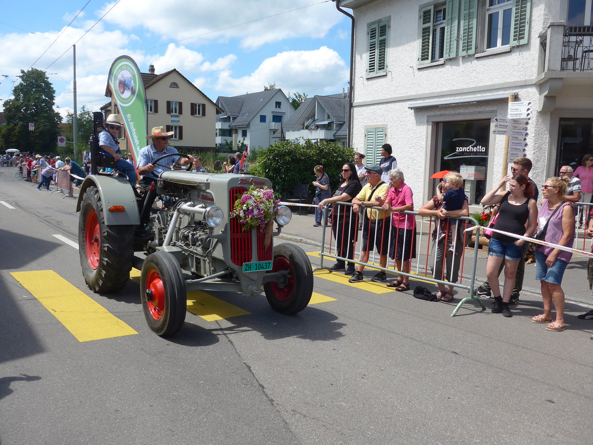 (206'725) - H�rlimann - ZH 10'437 - am 23. Juni 2019 am Jodlerfest-Umzug in Winterthur