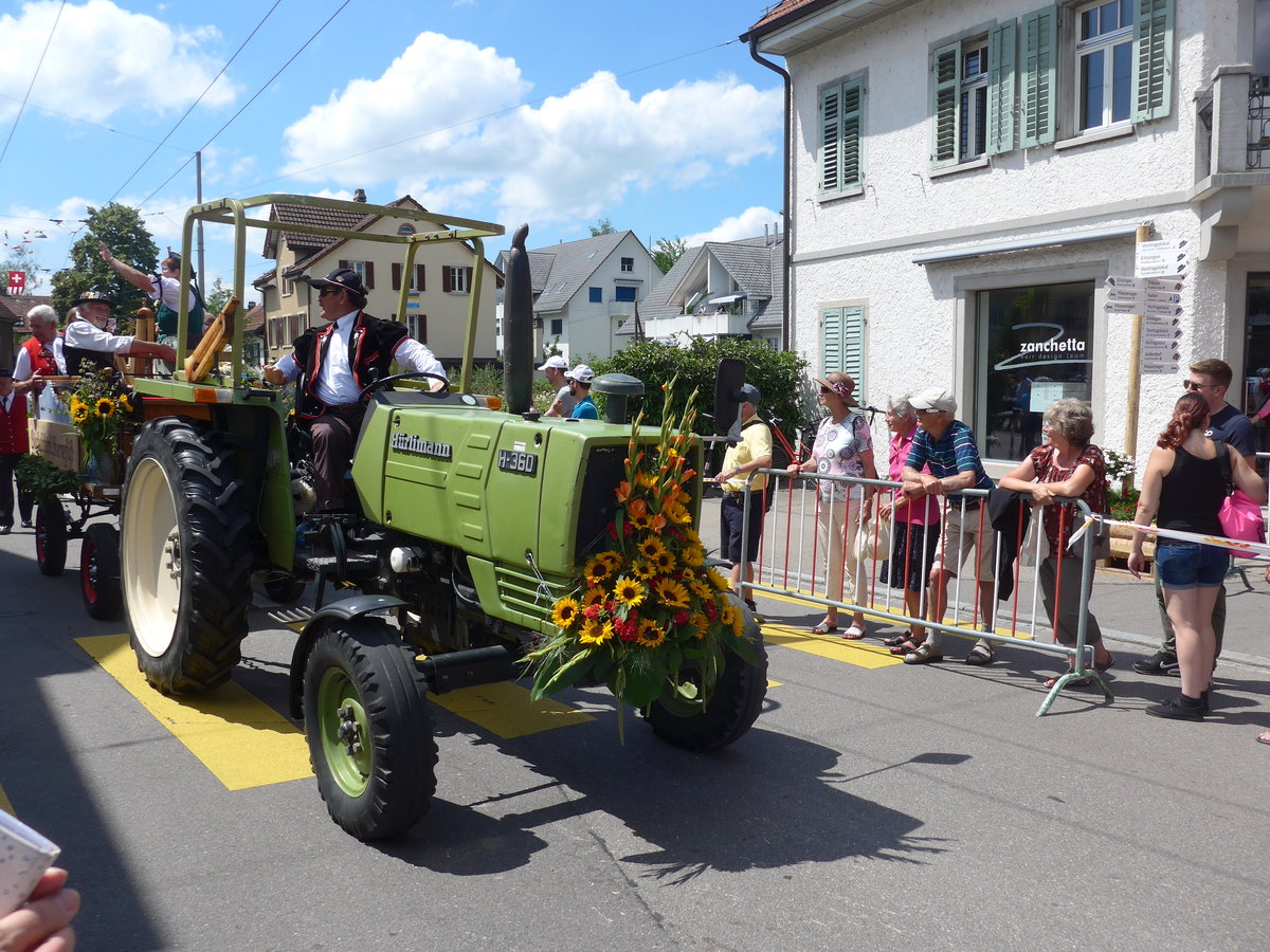 (206'737) - H�rlimann am 23. Juni 2019 am Jodlerfest-Umzug in Winterthur