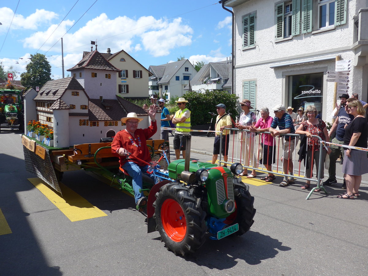 (206'738) - Rapid - ZH 9414 - am 23. Juni 2019 am Jodlerfest-Umzug in Winterthur