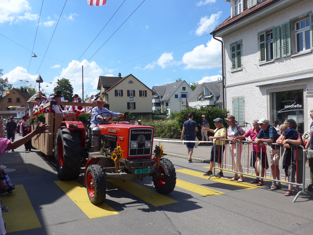 (206'748) - H�rlimann - SH 2140 - am 23. Juni 2019 am Jodlerfest-Umzug in Winterthur
