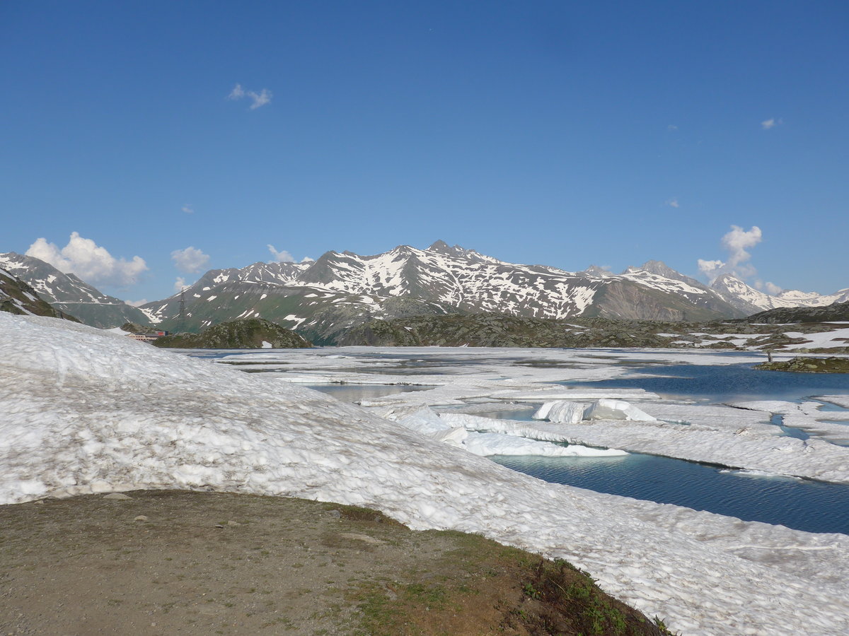 (206'913) - Der Totensee am 30. Juni 2019 auf dem Grimselpass