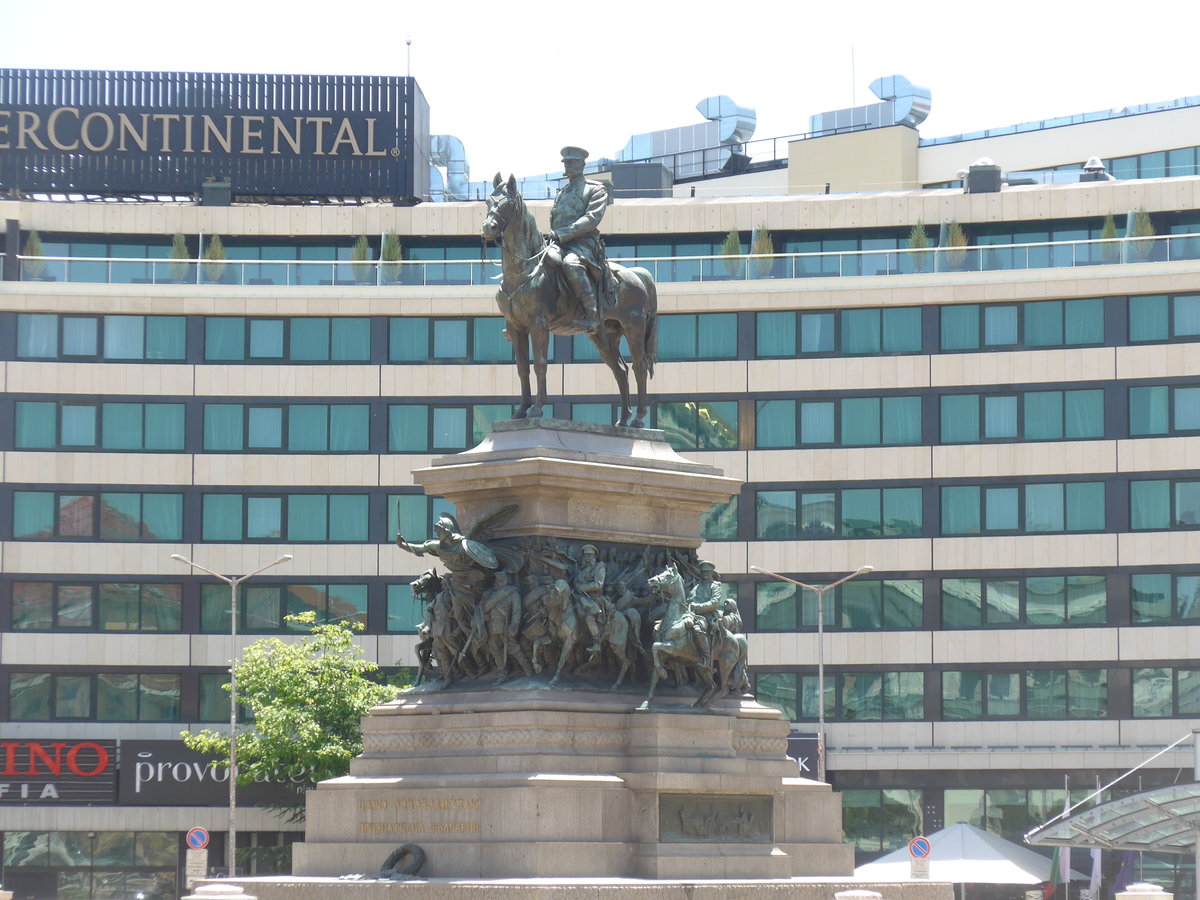 (206'956) - Denkmal von Zar Alexander II am 2. Juli 2019 in Sofia