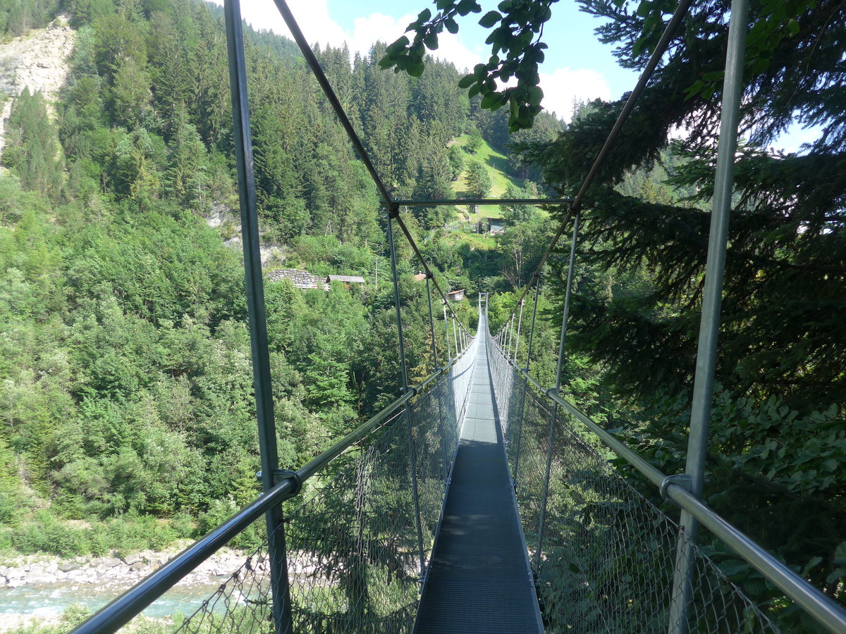 (207'913) - H�ngebr�cke Hohstalden am 14. Juli 2019 bei Frutigen