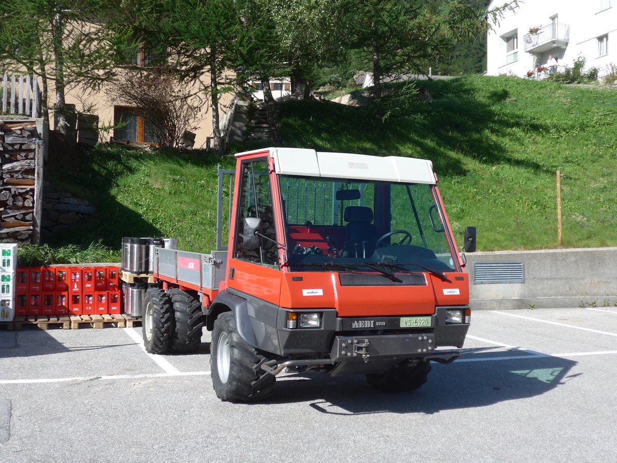 (208'297) - Aebi - VS 5920 - am 3. August 2019 in Simplon Dorf