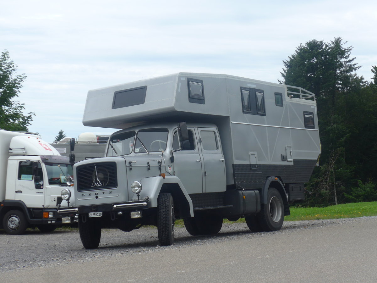 (208'833) - Magirus-Deutz - ZH 259'236 - am 17. August 2019 in Atzm�nnig, Schutt