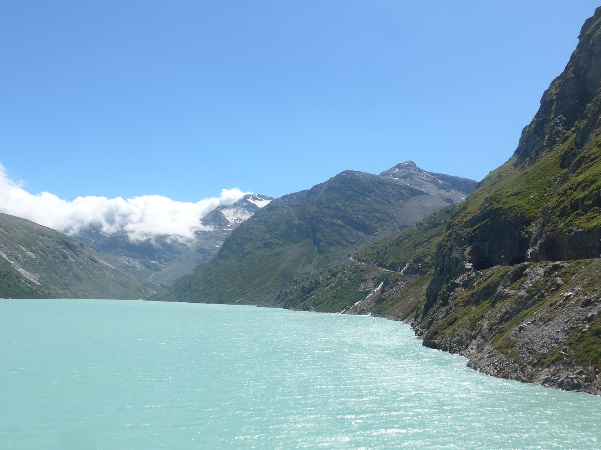 (209'029) - Der Mattmark Stausee am 18. August 2019