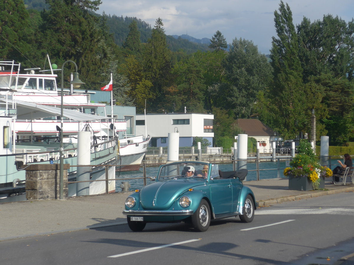 (209'166) - VW-K�fer - BE 166'728 - am 31. August 2019 beim Bahnhof Thun