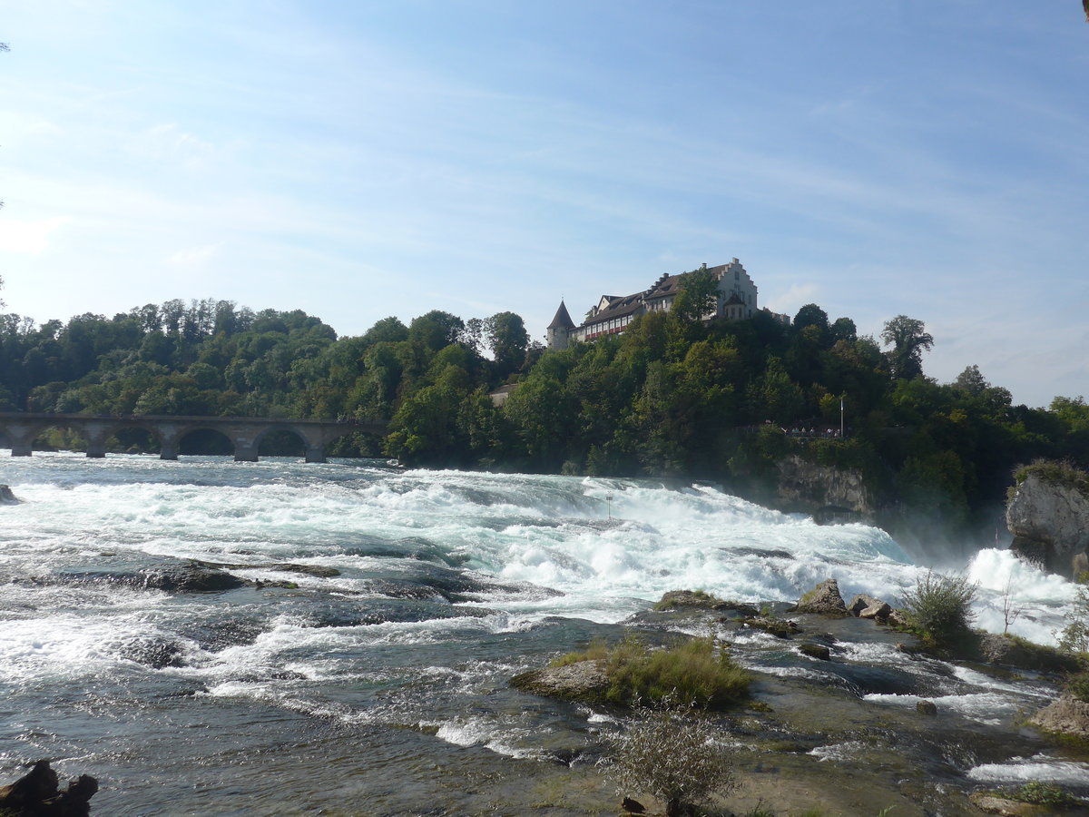 (209'557) - Der Rheinfall am 14. September 2019 bei Neuhausen